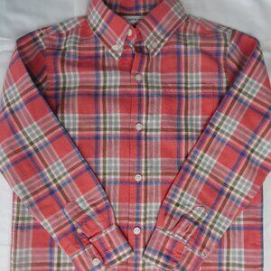 Janie and Jack Boys Button Down | Red | Size 6